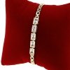 2483c Bransoletka elegancka złota 17+2cm pozłacana 14k Xuping cyrkonie